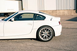 2007 BMW Z4 M Coupe in Alpine White III over Imola Red Nappa