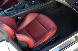 2007 BMW Z4 M Coupe in Alpine White III over Imola Red Nappa