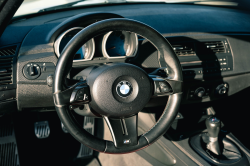 2007 BMW Z4 M Coupe in Alpine White III over Imola Red Nappa