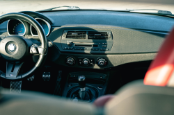 2007 BMW Z4 M Coupe in Alpine White III over Imola Red Nappa