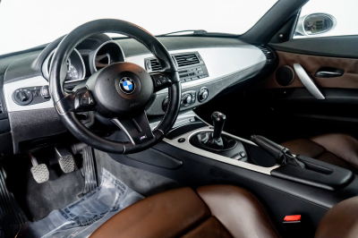 2007 BMW Z4 M Coupe in Titanium Silver Metallic over Dark Sepang Brown Nappa