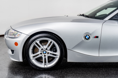 2007 BMW Z4 M Coupe in Titanium Silver Metallic over Dark Sepang Brown Nappa