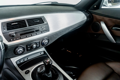 2007 BMW Z4 M Coupe in Titanium Silver Metallic over Dark Sepang Brown Nappa
