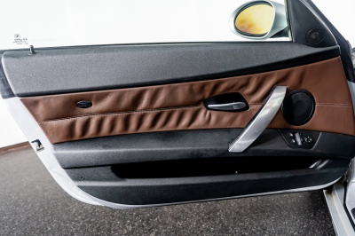 2007 BMW Z4 M Coupe in Titanium Silver Metallic over Dark Sepang Brown Nappa