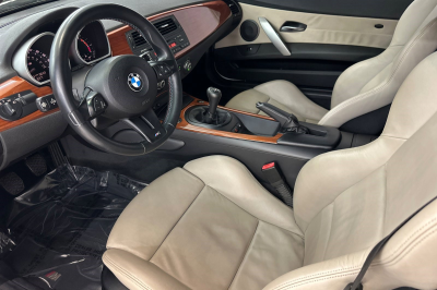 2007 BMW Z4 M Coupe in Alpine White III over Light Sepang Bronze Nappa