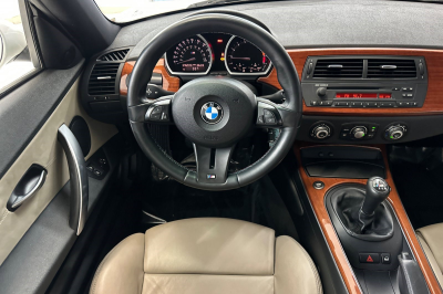 2007 BMW Z4 M Coupe in Alpine White III over Light Sepang Bronze Nappa