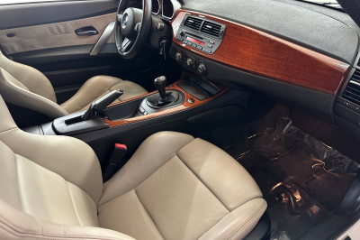 2007 BMW Z4 M Coupe in Alpine White III over Light Sepang Bronze Nappa