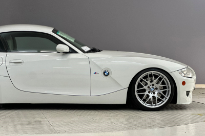 2007 BMW Z4 M Coupe in Alpine White III over Light Sepang Bronze Nappa