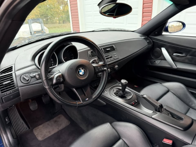 2007 BMW Z4 M Coupe in Interlagos Blue Metallic over Black Nappa