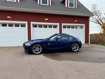 2007 BMW Z4 M Coupe in Interlagos Blue Metallic over Black Nappa