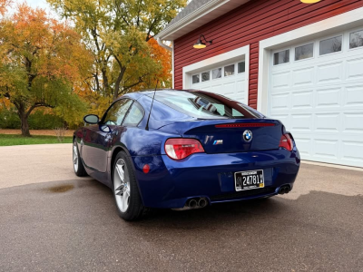 2007 BMW Z4 M Coupe in Interlagos Blue Metallic over Black Nappa