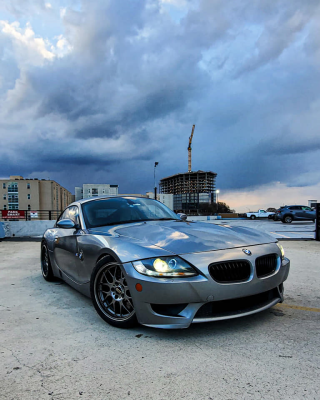 2007 BMW Z4 M Coupe in Silver Gray Metallic over Light Sepang Bronze Nappa
