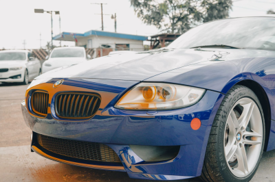 2007 BMW Z4 M Coupe in Interlagos Blue Metallic over Black Nappa