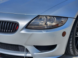 2007 BMW Z4 M Coupe in Titanium Silver Metallic over Imola Red Nappa