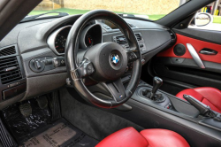 2007 BMW Z4 M Coupe in Titanium Silver Metallic over Imola Red Nappa