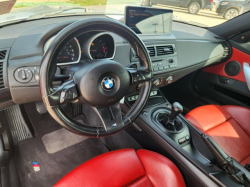 2007 BMW Z4 M Coupe in Titanium Silver Metallic over Imola Red Nappa