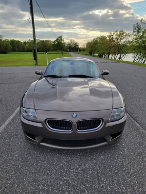 2007 BMW Z4 M Coupe in Sepang Bronze Metallic over Light Sepang Bronze Nappa