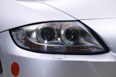2007 BMW Z4 M Coupe in Titanium Silver Metallic over Black Nappa