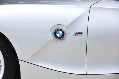 2007 BMW Z4 M Coupe in Titanium Silver Metallic over Black Nappa