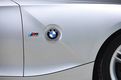2007 BMW Z4 M Coupe in Titanium Silver Metallic over Black Nappa
