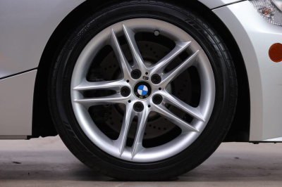 2007 BMW Z4 M Coupe in Titanium Silver Metallic over Black Nappa