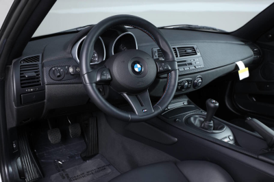 2007 BMW Z4 M Coupe in Titanium Silver Metallic over Black Nappa