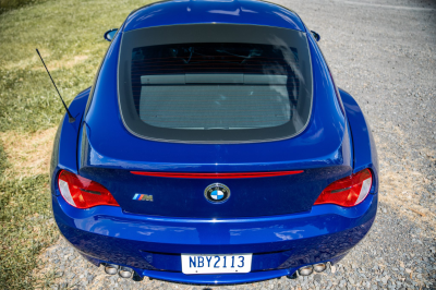 2007 BMW Z4 M Coupe in Interlagos Blue Metallic over Black Nappa