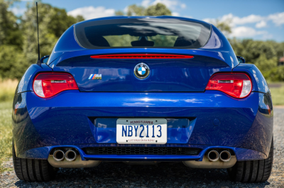 2007 BMW Z4 M Coupe in Interlagos Blue Metallic over Black Nappa