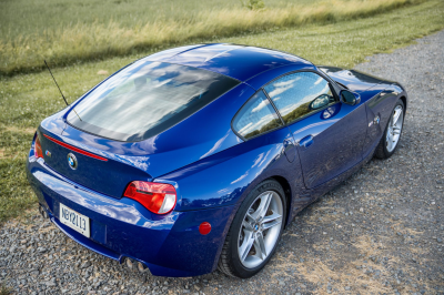 2007 BMW Z4 M Coupe in Interlagos Blue Metallic over Black Nappa
