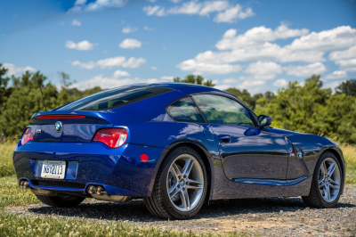 2007 BMW Z4 M Coupe in Interlagos Blue Metallic over Black Nappa