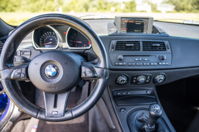 2007 BMW Z4 M Coupe in Interlagos Blue Metallic over Black Nappa