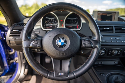 2007 BMW Z4 M Coupe in Interlagos Blue Metallic over Black Nappa
