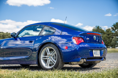 2007 BMW Z4 M Coupe in Interlagos Blue Metallic over Black Nappa