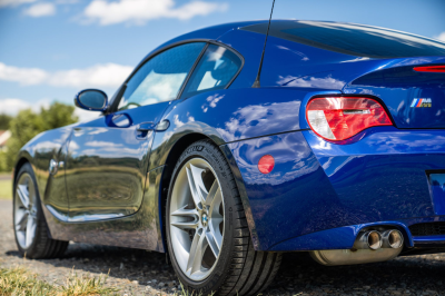 2007 BMW Z4 M Coupe in Interlagos Blue Metallic over Black Nappa
