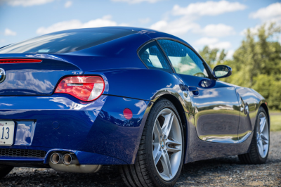 2007 BMW Z4 M Coupe in Interlagos Blue Metallic over Black Nappa