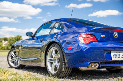 2007 BMW Z4 M Coupe in Interlagos Blue Metallic over Black Nappa
