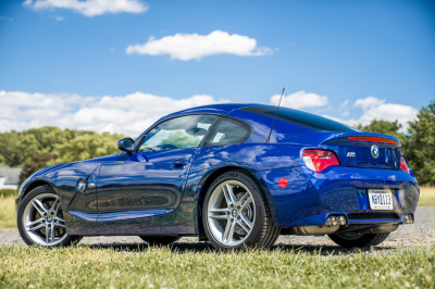2007 BMW Z4 M Coupe in Interlagos Blue Metallic over Black Nappa
