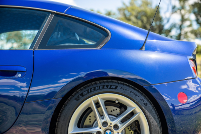 2007 BMW Z4 M Coupe in Interlagos Blue Metallic over Black Nappa
