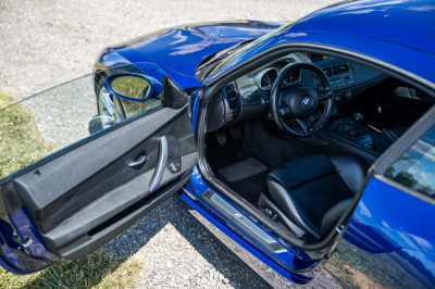 2007 BMW Z4 M Coupe in Interlagos Blue Metallic over Black Nappa