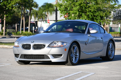 2007 BMW Z4 M Coupe in Titanium Silver Metallic over Imola Red Nappa