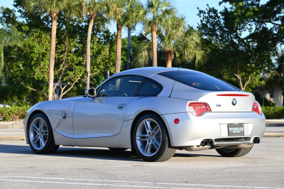 2007 BMW Z4 M Coupe in Titanium Silver Metallic over Imola Red Nappa
