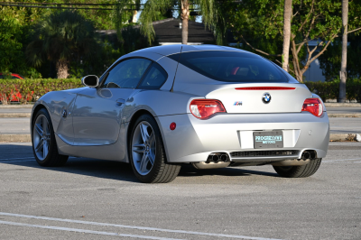 2007 BMW Z4 M Coupe in Titanium Silver Metallic over Imola Red Nappa