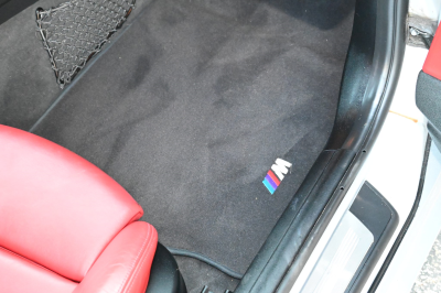 2007 BMW Z4 M Coupe in Titanium Silver Metallic over Imola Red Nappa