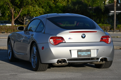 2007 BMW Z4 M Coupe in Titanium Silver Metallic over Imola Red Nappa