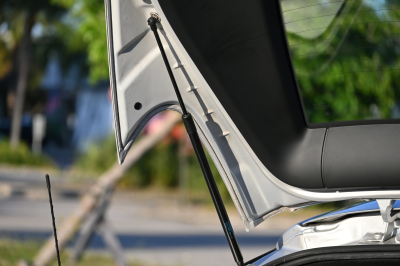 2007 BMW Z4 M Coupe in Titanium Silver Metallic over Imola Red Nappa