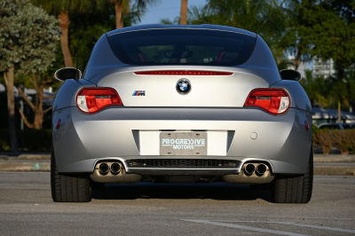 2007 BMW Z4 M Coupe in Titanium Silver Metallic over Imola Red Nappa