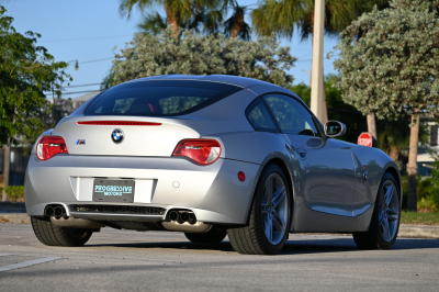 2007 BMW Z4 M Coupe in Titanium Silver Metallic over Imola Red Nappa