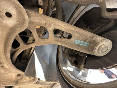 2007 BMW Z4 M Coupe in Titanium Silver Metallic over Imola Red Nappa