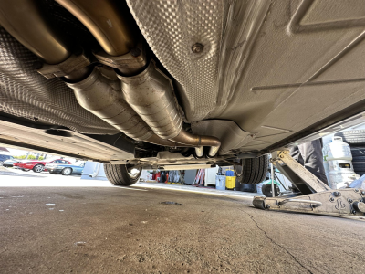 2007 BMW Z4 M Coupe in Titanium Silver Metallic over Imola Red Nappa