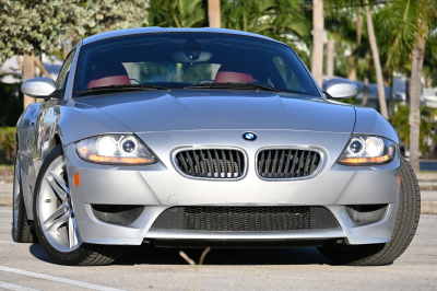 2007 BMW Z4 M Coupe in Titanium Silver Metallic over Imola Red Nappa